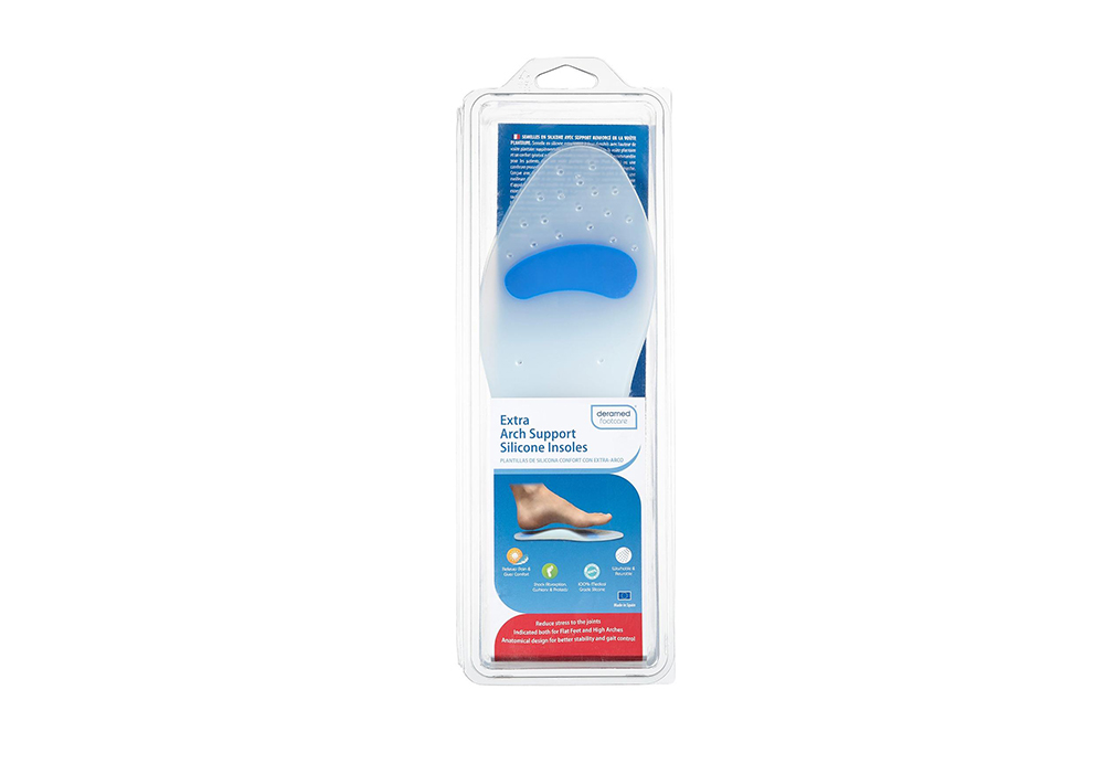 Extra Arch Support Silicone Insole Size XS