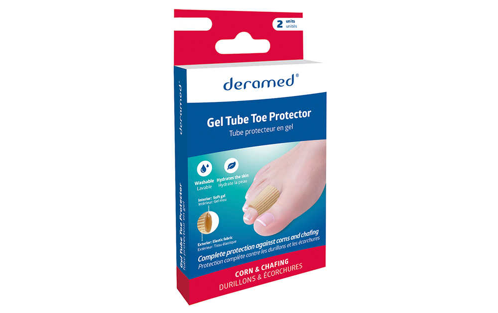 Gel Tube Toe Protector (Ribbed) Size S